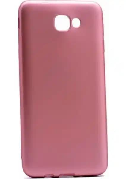 Samsung Galaxy J7 Prime 2 için Tekno Grup Rose Renkli Mat Silikon Kılıf Şık ve Koruyucu Tasarım