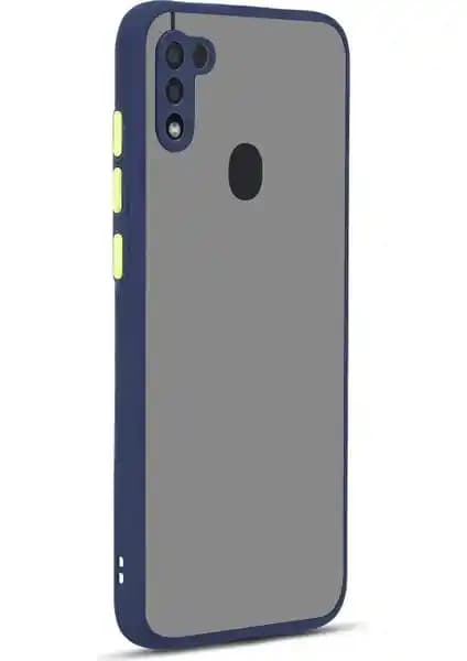 Samsung Galaxy M11 için Renkli Kenarlı ve Kamera Korumalı Buzlu Kılıf Ürünü Tanıtımı