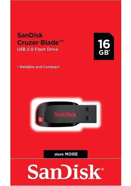 Sandisk Cruzer Blade 16GB ve 64GB USB Bellek Karşılaştırması ve Seçim Rehberi