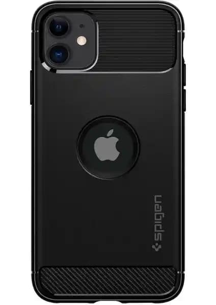 Spigen Rugged Armor Siyah iPhone 11 Kılıfı Dayanıklı ve Şık Koruma Çözümü