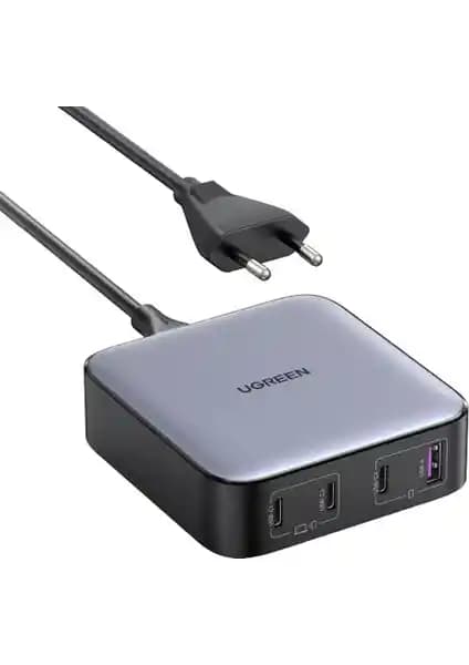 Ugreen Nexode 100W GaN Masaüstü Hızlı Şarj Cihazı: Çoklu Bağlantı ve Güç Verimliliği