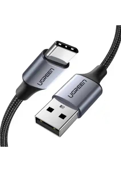 Ugreen USB-C to USB-A 3A QC Örgülü Hızlı Şarj ve Veri Aktarma Kablo Özellikleri ve Kullanım Alanları