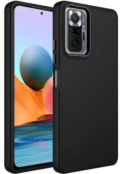 Vip Case Xiaomi Redmi Note 10 Pro Şık ve Koruyucu Metal Detaylı Telefon Kılıfı
