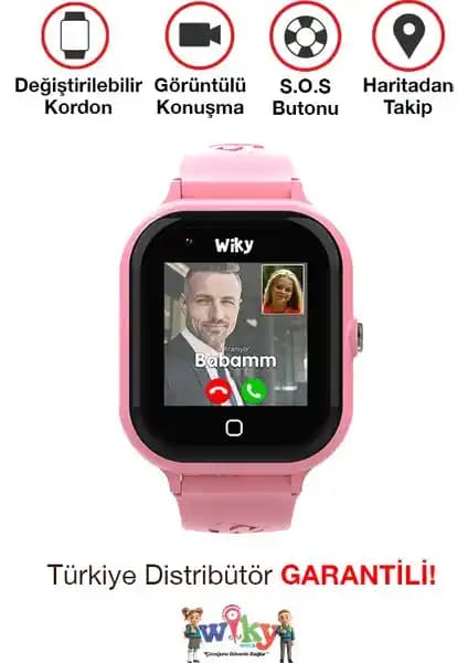 Wiky Watch 4s Görüntülü Akıllı Çocuk Saati Güvenlik ve Eğlence İçin Modern Tasarım