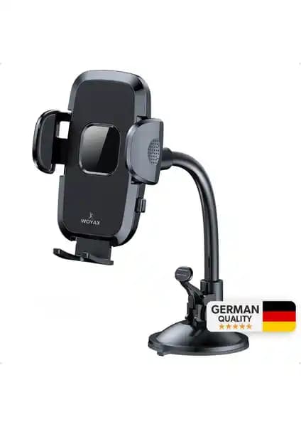 Woyax Active 360 Vantuzlu Araç İçi Telefon Tutucu Güvenli ve Ayarlanabilir Tasarım