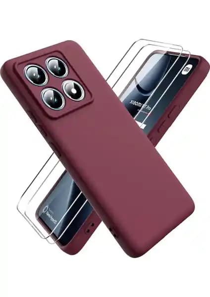 Xiaomi Mi 14T Pro için M.TK Moveteck Kılıf ve Ekran Koruyucu Takımı