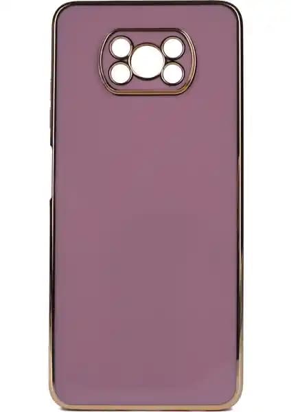 Xiaomi Poco X3 NFC için Şık ve Dayanıklı Parlak Kenarlı Silikon Kılıf Üstün Koruma