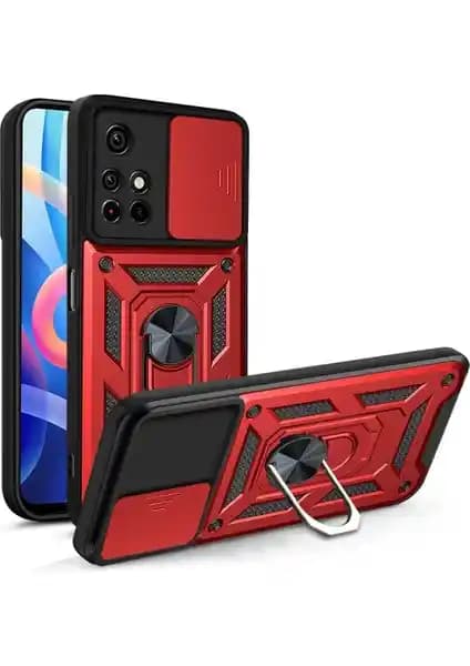 Xiaomi Redmi Note 11 için Ultra Korumalı Manyetik Vega Kapak Kılıfı Şık ve Dayanıklı Tasarım