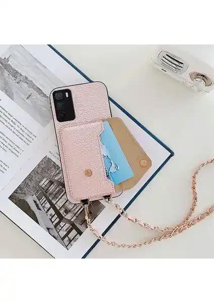 Zebana Oppo A16 Rose Gold Deri Kılıfı: Şıklık ve Güçlü Koruma Bir Arada