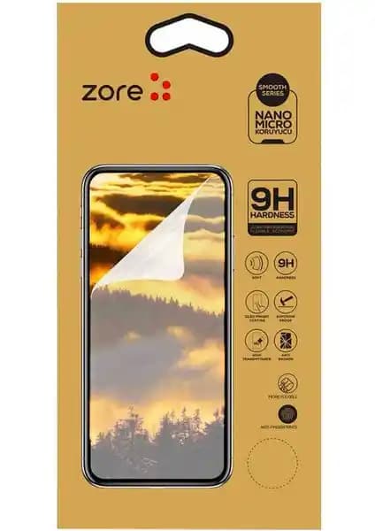 Zore Apple iPhone 16 Pro Nano Micro Temperli Ekran Koruyucu Yüksek Koruma Sağlayan Cam