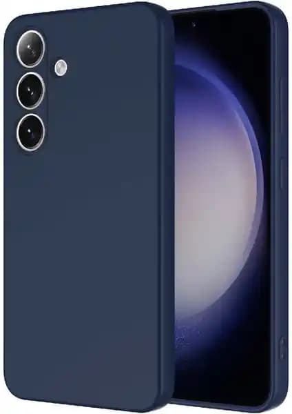 Zore Galaxy S24 Kılıf Mara Lansman Kapak Lacivert Şıklık ve Koruma Bir Arada