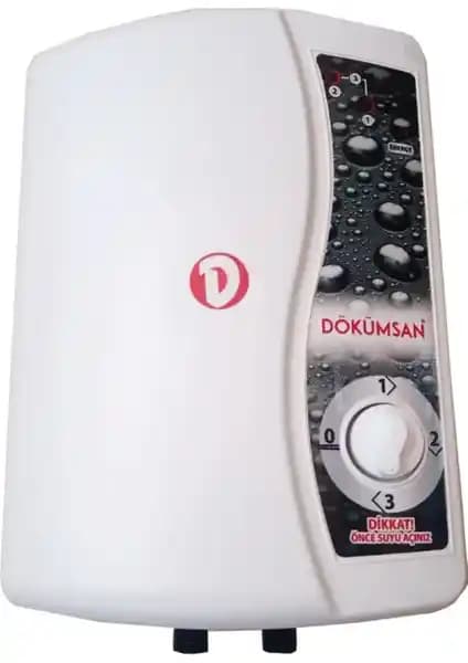 Dökümsan Büyük Şofben Elektrikli Ani Sıcak Su Çözümü Günlük Kullanım İçin