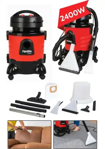 Fantom CC 9000 Halı Yıkama Robotu: Güçlü Motor ve Çok Fonksiyonlu Temizlik Özellikleri