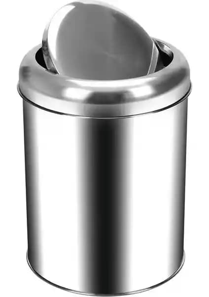 Palex 3822-8 Krom Pratik Kapaklı Çöp Kovası Özellikleri ve Kullanım Alanları