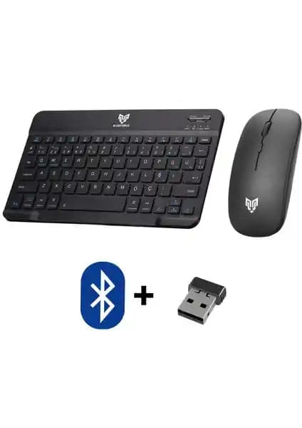 Blueforce KM-33 Kablosuz Bluetooth Klavye Mouse Seti Çoklu Bağlantı ve Ergonomik Tasarım