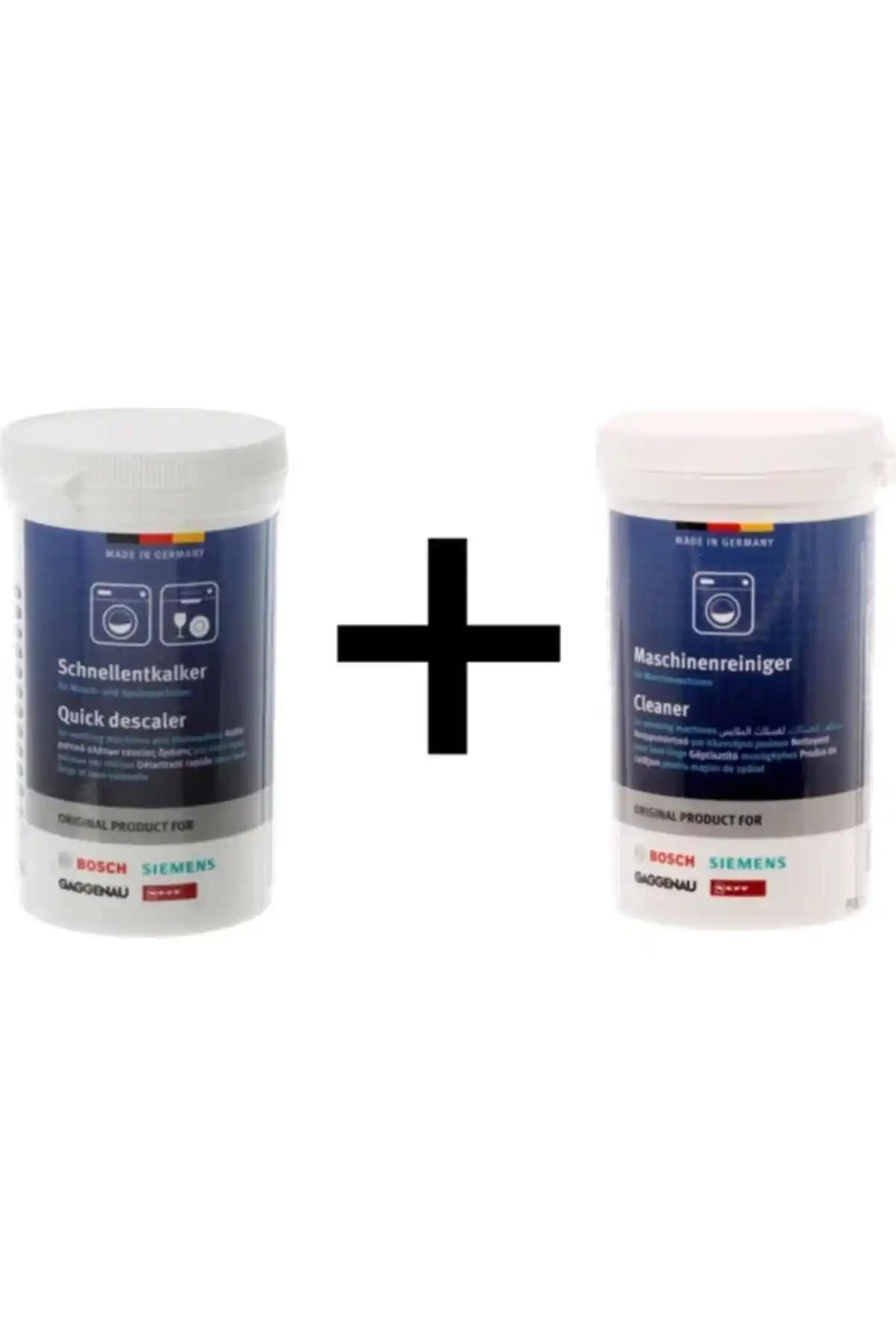 Bosch Siemens Çamaşır ve Bulaşık Makinesi Kireç Çözücü ve Temizleyici 2'si Bir Arada