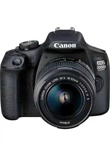 Canon EOS 2000D DSLR Fotoğraf Makinesi: Yeni Başlayanlar İçin Profesyonel Kalite ve Performans