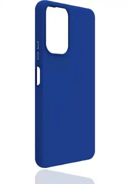 Case 4U Xiaomi Redmi Note 10 Pro Mat Renkli Yumuşak Kalın Silikon Kılıf Mavi