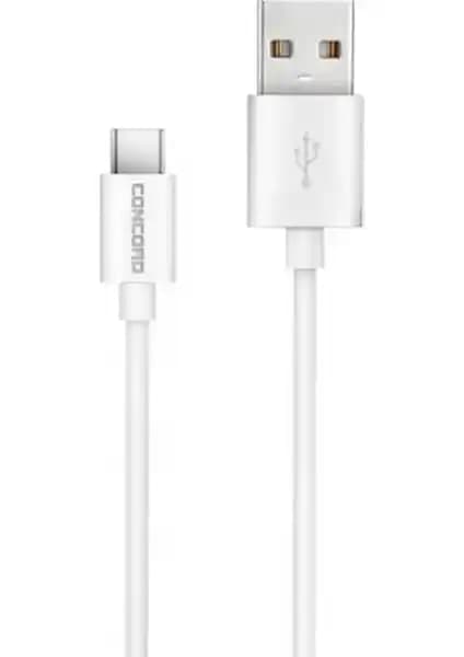 Concord 2.1A Type-C 100 cm Şarj Kablosu C-821: Dayanıklı ve Hızlı Şarj Çözümü