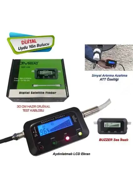 Divisat Dijital Satfinder Uydu Yön Bulucu ile Hassas ve Pratik Sinyal Ölçümü