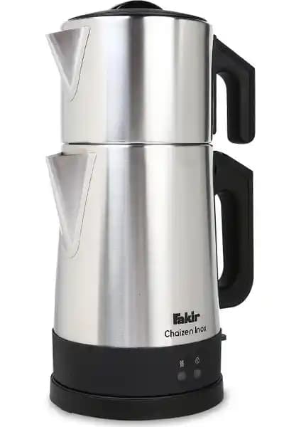 Fakir Chaizen Inox 1800 W Çelik Demlikli Çay Makinesi: Dayanıklı ve Geniş Kapasiteli Model