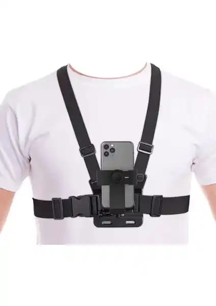 Gplus GP4626PVJ Çok Fonksiyonlu Aksiyon Kamera ve Cep Telefonu Göğüs Kemeri Seti
