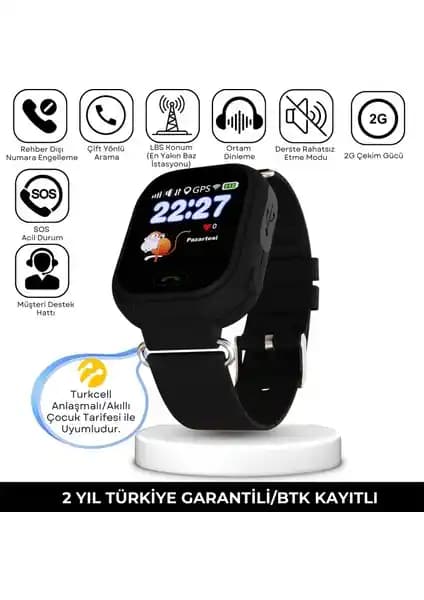 Jetzu Uz 2g Akıllı Çocuk Saati: Sesli Görüşme ve Uzun Pil Ömrüyle Güvenli İletişim