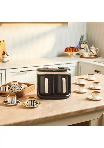 Karaca Hatır Hüp Düet: Aromalı ve Közde Türk Kahvesi Hazırlayan Modern Kahve Makinesi