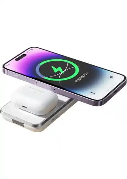 Mcdodo CH-1150 3in1 Katlanabilir Manyetik Kablosuz Şarj Cihazı ve Stand Özellikleri