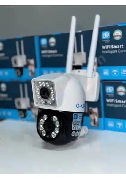 O-Kam 3012 Dual Lens 6MP Wi-Fi Akıllı Kamera ile Gelişmiş Güvenlik ve 360° İzleme