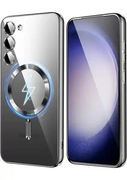 Samsung Galaxy A26 için MobaxAksesuar Magsafe Uyumlu Şeffaf Silikon Kılıf