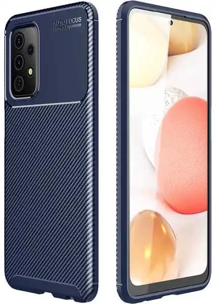 Samsung Galaxy A52 için Zore Negro Lacivert Silikon Kılıf - İnce ve Dayanıklı Koruma