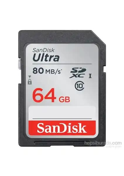 Sandisk Ultra SDXC 64GB Class 10 UHS-I 80MB/s Hafıza Kartı Özellikleri ve Performansı