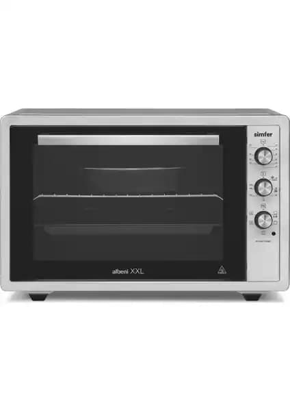 Simfer 7003 Yoğurt Yapma Fonksiyonlu 70 Lt Çift Camlı Kapaklı Turbo İnox Midi Fırın