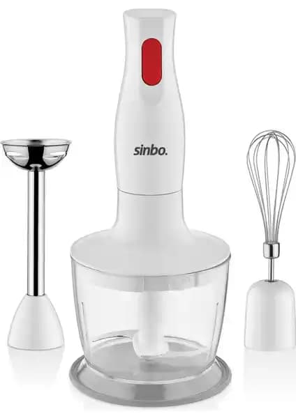 Sinbo SHB-3182 El Tipi Blender: 350 W Güç ve 600 ml Doğrayıcı ile Pratik Mutfak Yardımı