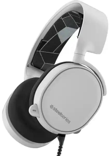 SteelSeries Arctis 3 7.1 Surround Oyuncu Kulaklığı Beyaz - Yüksek Ses Kalitesi ve Konfor