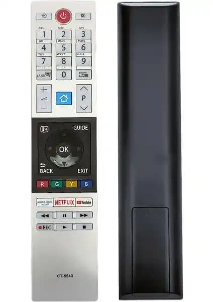 Toshiba CT-8543 LCD-LED TV Kumandası: Netflix, YouTube ve Prime Video Tuşlu Model