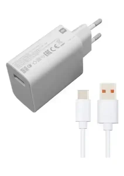 Xiaomi Note 10/10 Pro için 33W Type-C Turbo Şarj Aleti Seti Qualcomm Quick Charge 4.0