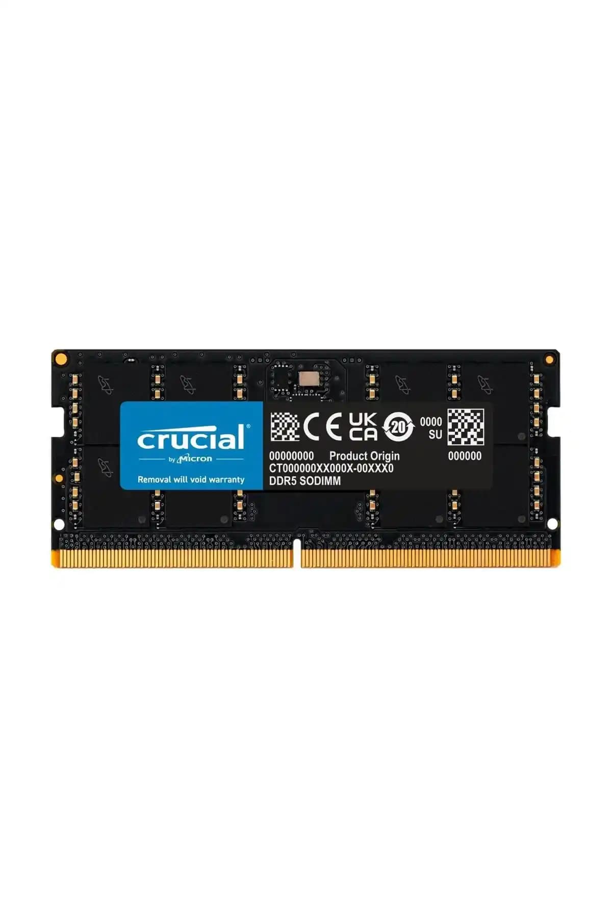 Crucial CT16G48C40S5 16GB DDR5 Notebook Bellek ile Yüksek Performans ve Güçlü Teknoloji