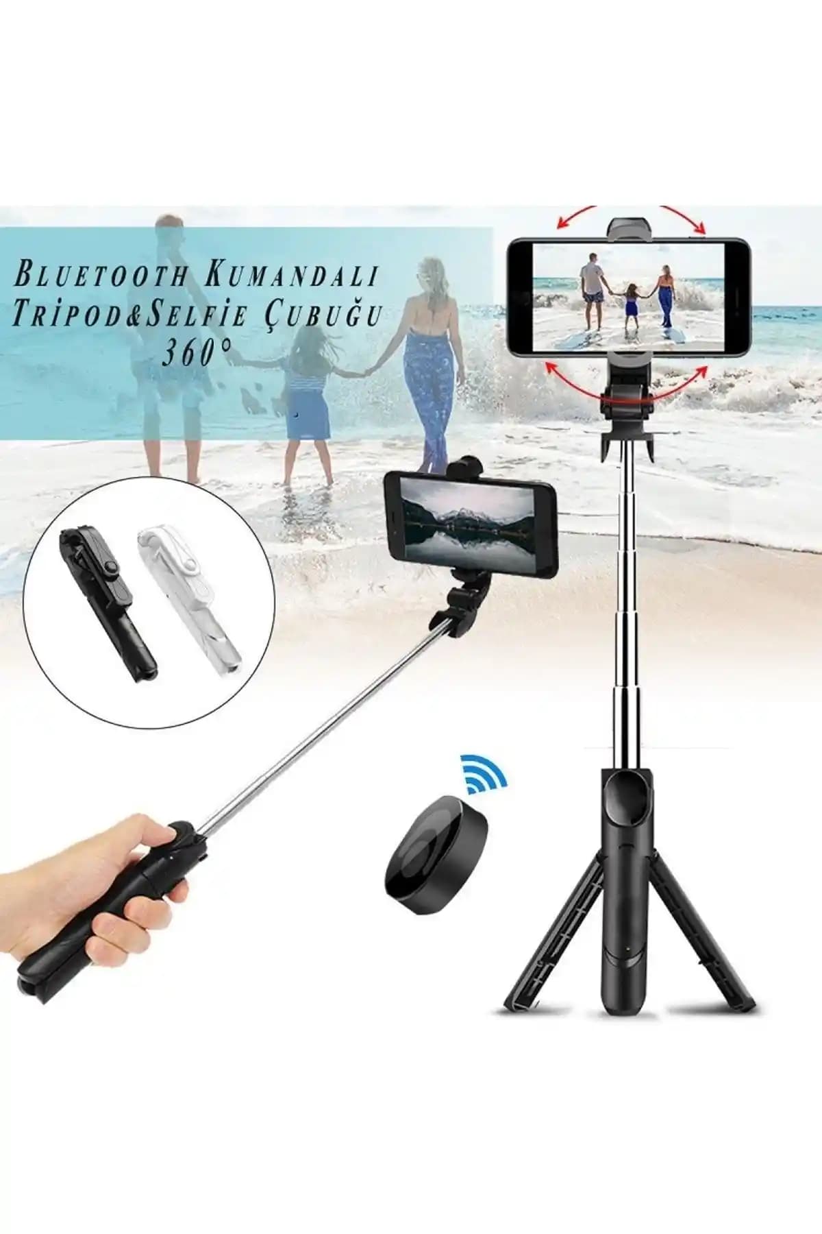ELSE NIPPON Bluetooth Selfie Çubuğu ve Tripod Fonksiyonlu Çok Yönlü Aksesuar