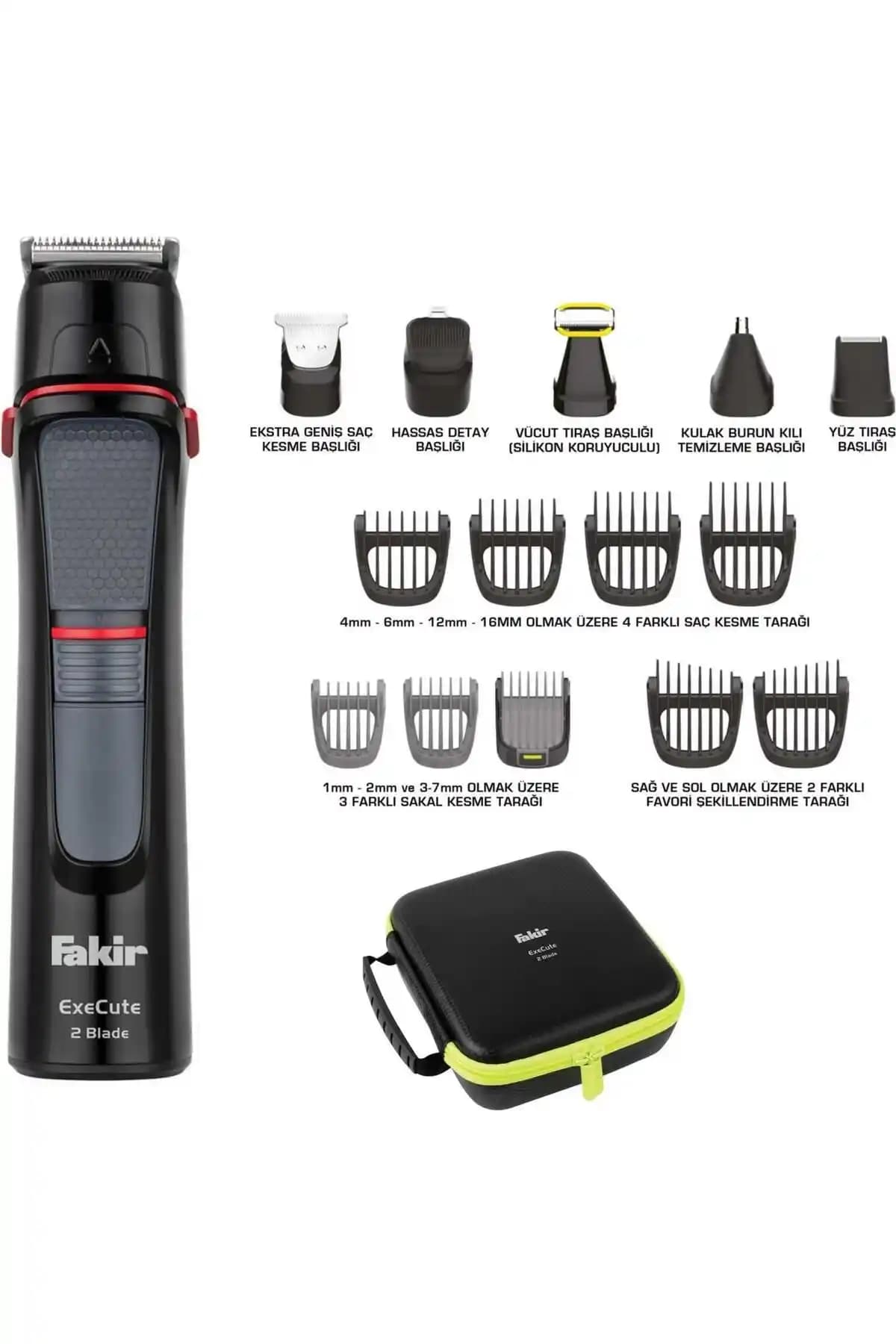 Fakir Execute 2 Blade ve Grundig MS-6240 Erkek Tıraş Makineleri Karşılaştırması ve Özellikleri