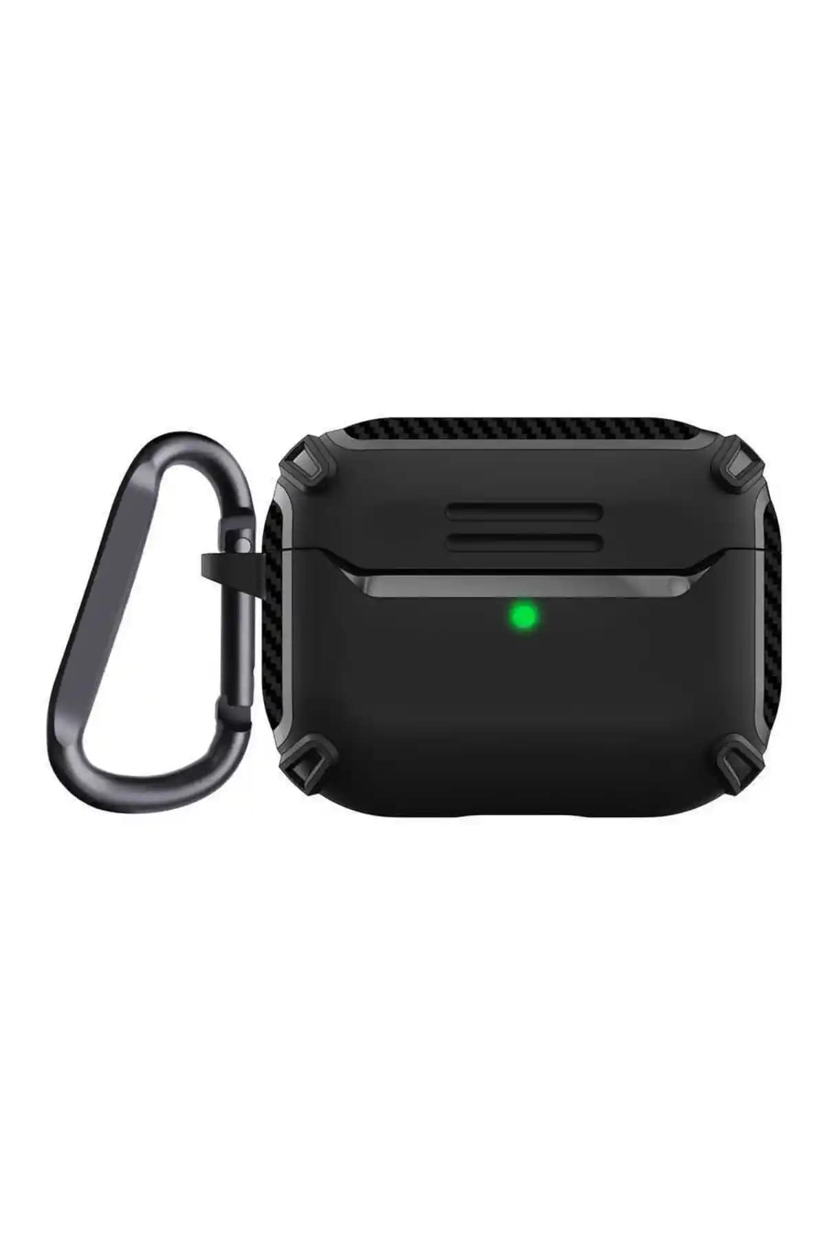 Fibaks Pro 2. Nesil Kilifi Karbonfiber Dokulu Askı Aparatlı Darbe Emici Kulaklık Kılıfı