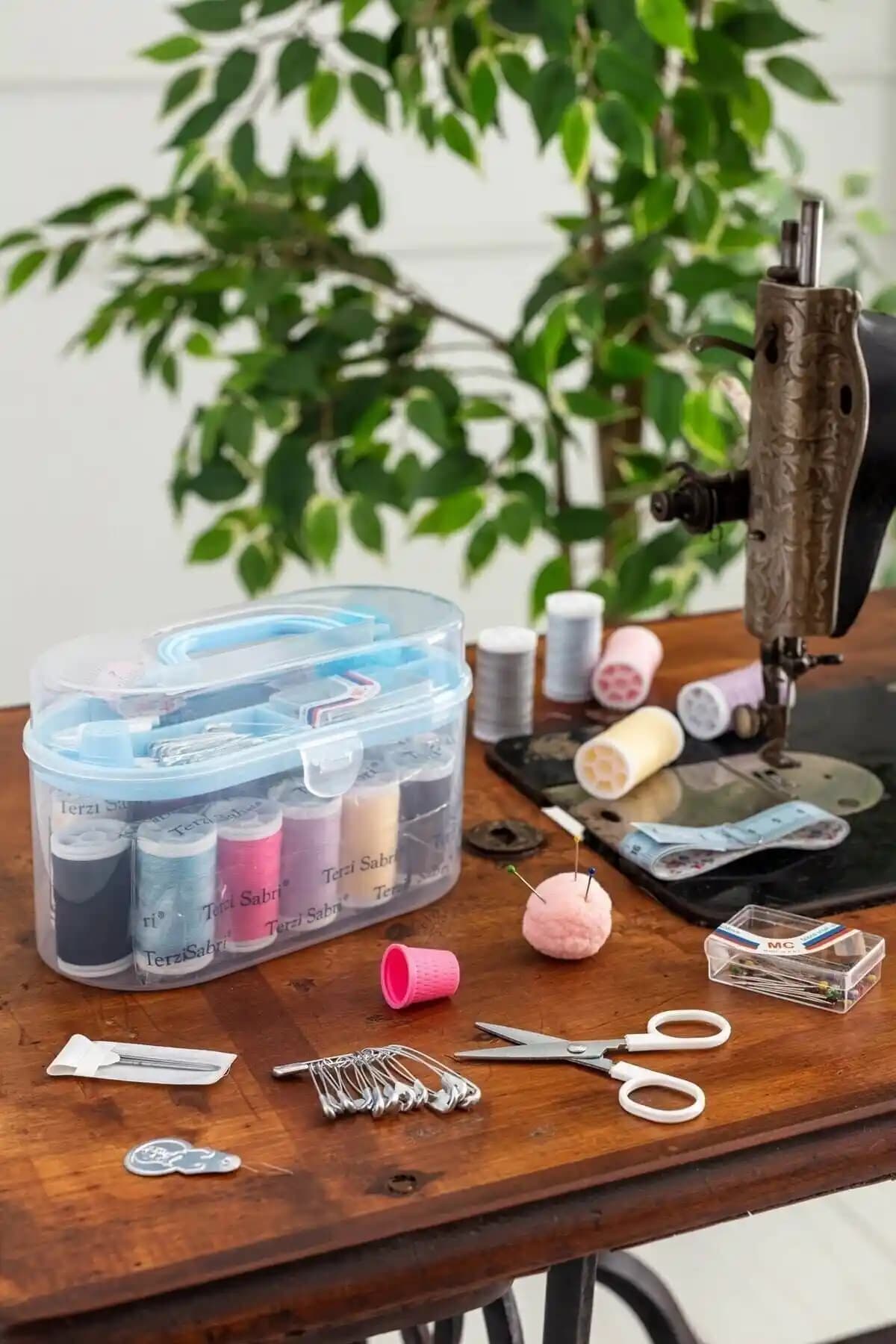 Genel Markalar Kullanışlı Plastik Oval Dikiş Seti Evde Pratik Çözüm