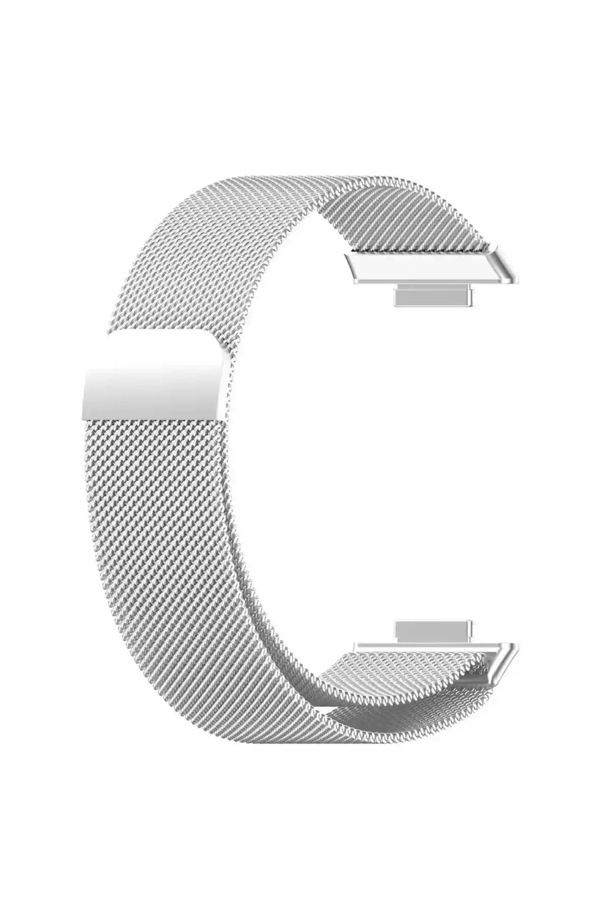 Huawei Watch Fit 2 için şık ve dayanıklı metal örgü saat kayışı