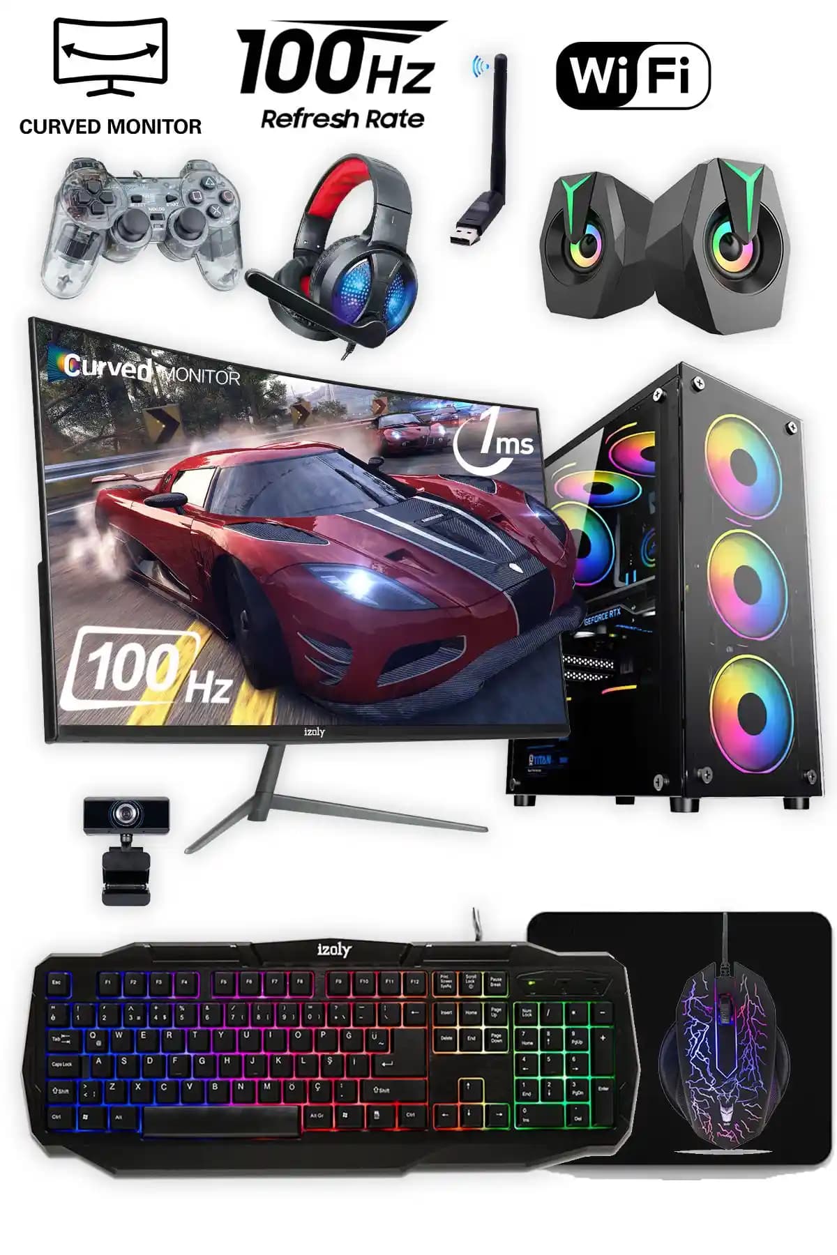 İZOLY K303 ve Zeiron Rx44: Yüksek Performanslı Oyun ve İş Bilgisayarı Karşılaştırması