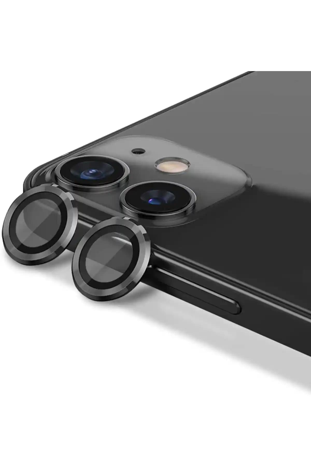 Powerfox Apple iPhone 11/12/12 Mini Kamera Lens Koruyucu Şık ve Dayanıklı Tasarım