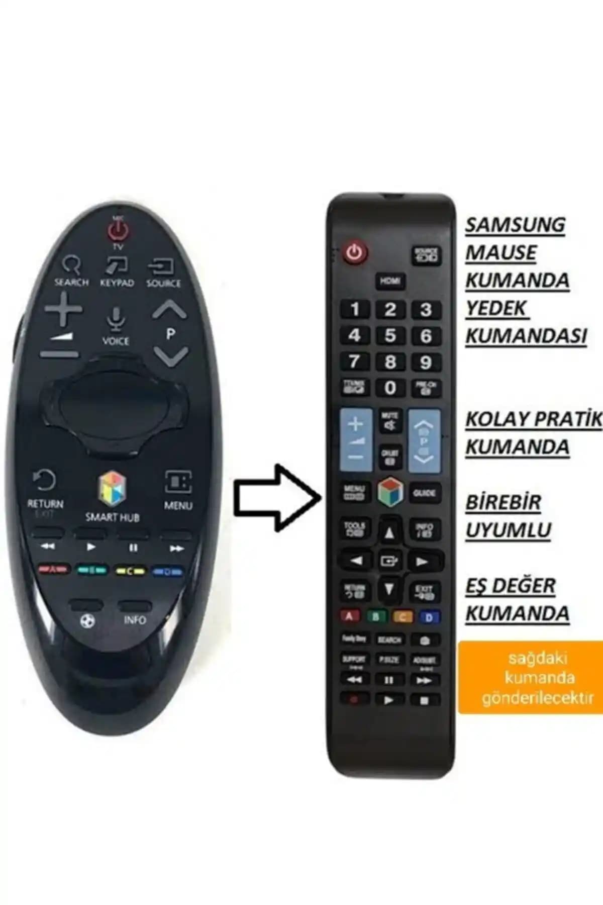 Samsung Tüm Akıllı, Sihirli ve Mouseli Kumanda: Çok Fonksiyonlu Uzaktan Kontrol Cihazı