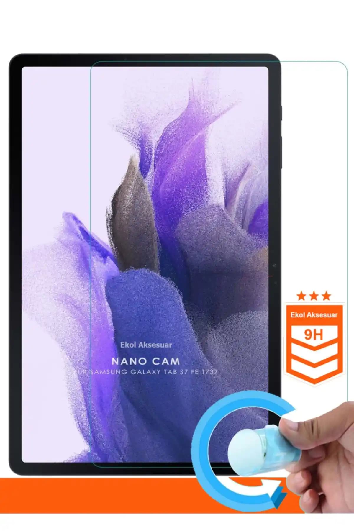 Ekolaks Nano Kırılmaz Cam ile Samsung Galaxy Tab S7 FE Ekran Koruma Çözümü
