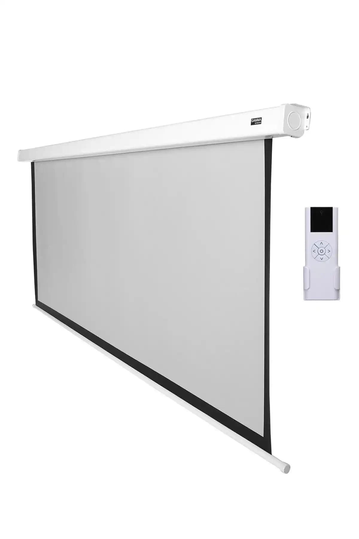Gamma Screens 240x200 Motorlu Projeksiyon Perdesi Ev ve Profesyonel Kullanım İçin