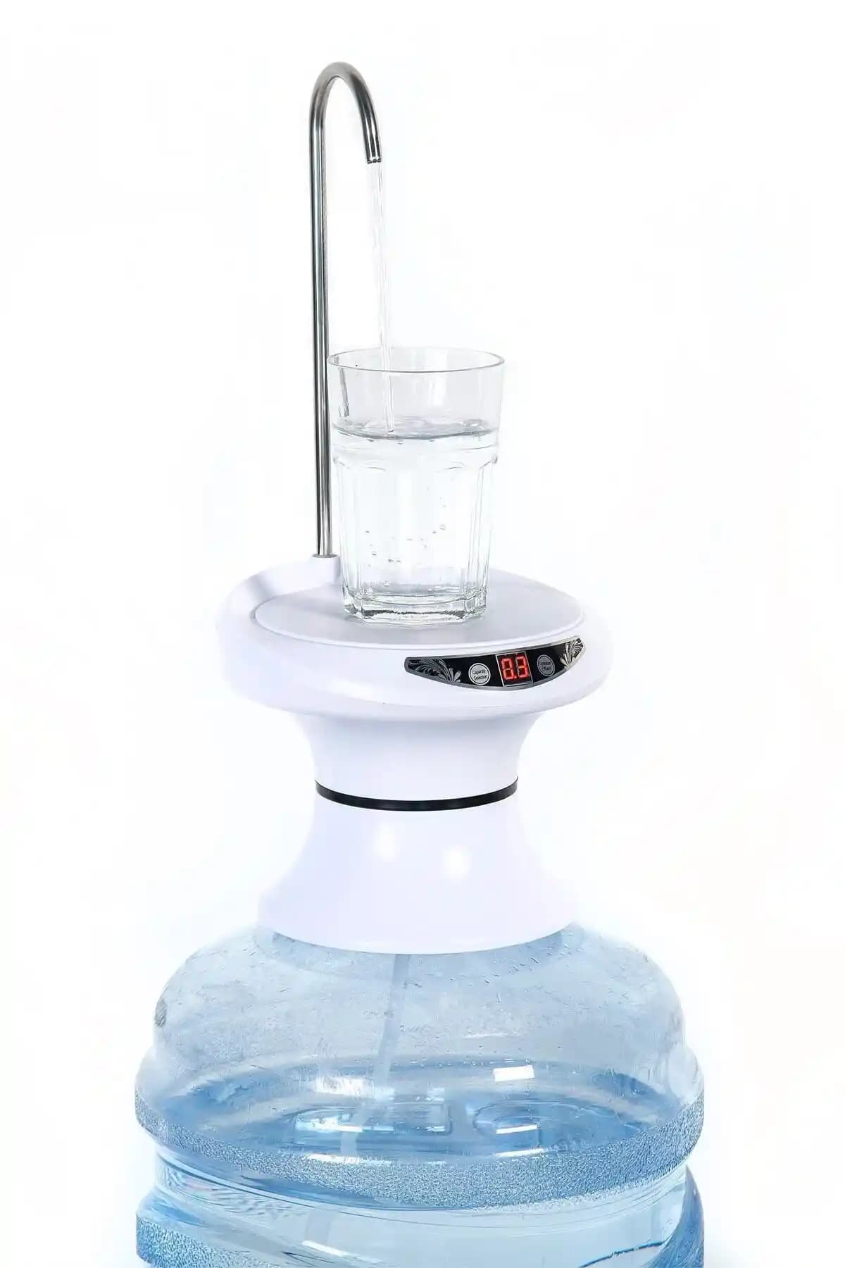 Genel Markalar Damacana Su Pompası Yeni Model Siyah - Otomatik ve Şarjlı Tasarım